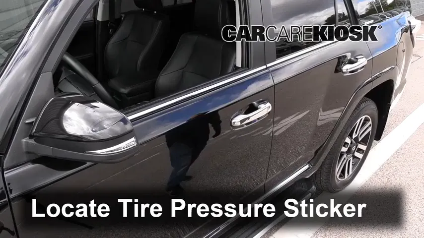 2018 Toyota 4Runner SR5 4.0L V6 Tires & Wheels Check Tire Pressure